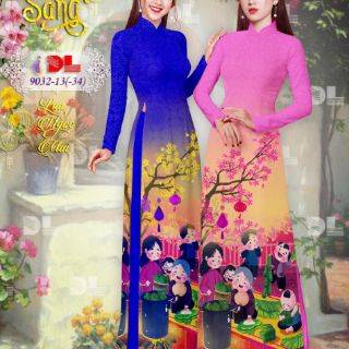 Vải áo dài Tết