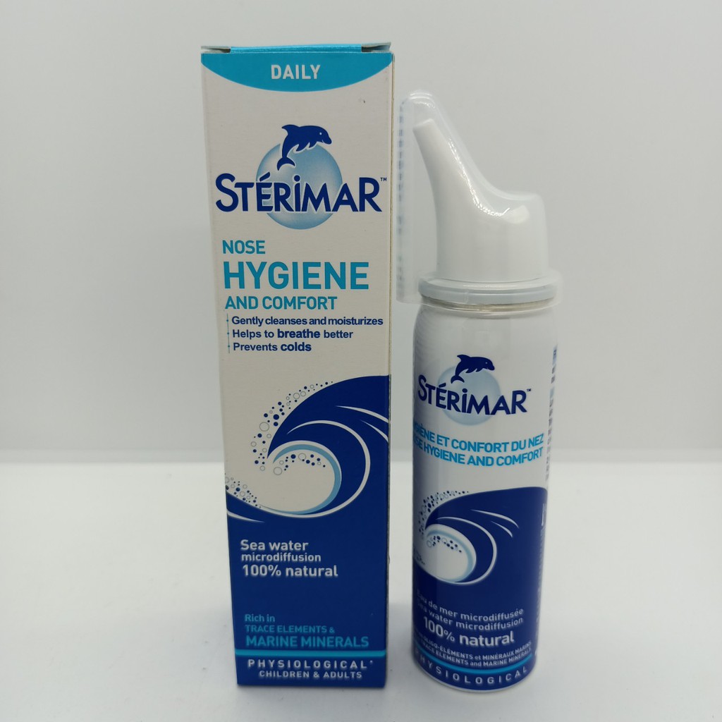 Dung dịch muối biển xịt mũi Sterimar Pháp 50ml