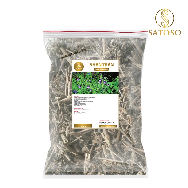 Nhân trần khô SATOSO 1kg thơm ngọt thanh nhiệt tốt cho gan SA40
