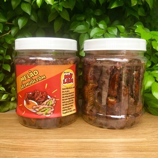 ME LÀO SẤY MUỐI TÔM - HỦ 500GR - ĂN VẶT MỜ LEM - ĂN VẶT SÀI GÒN