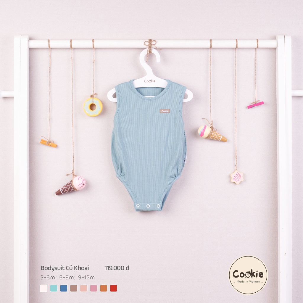 Bodysuit Củ Khoai Cookie (3-12 tháng)