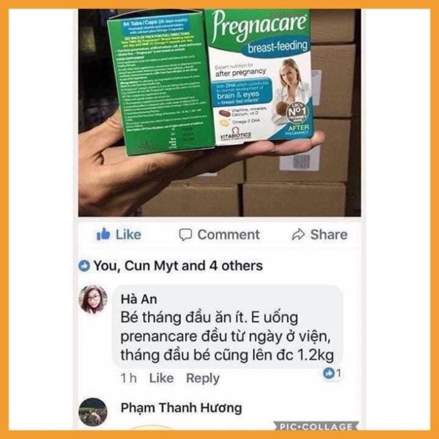 Vitamin sau sinh Pregnacare cho mẹ sau sinh – Viên uống lợi sữa bổ sung vitamin tổng hợp cho nữ