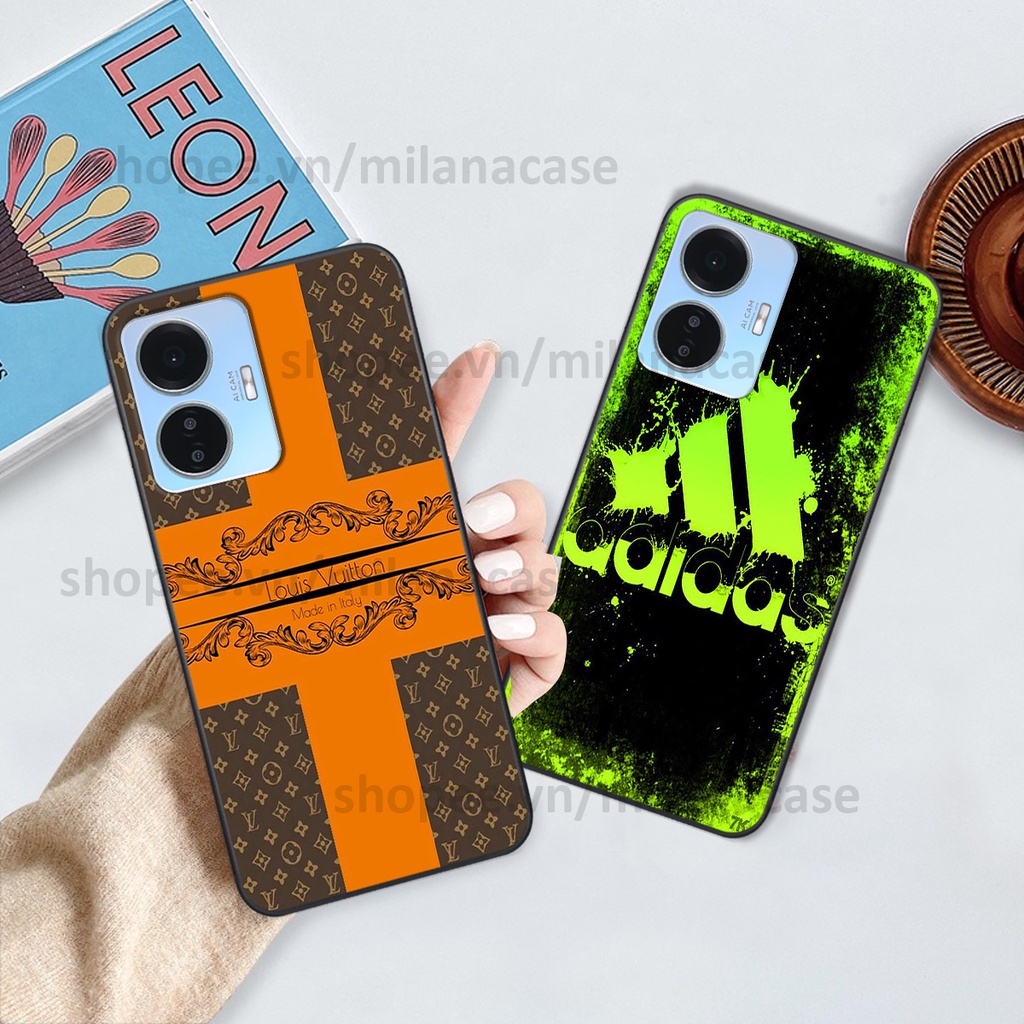 Ốp Vivo Y55 2022 in hình các thương hiệu nổi tiếng sang chảnh, đẳng cấp, cá tính