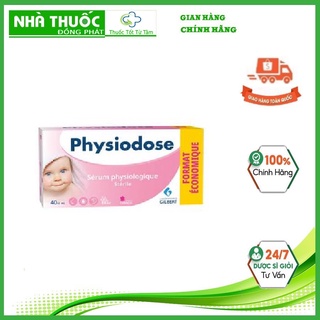 Nước muối sinh lý physiodose cho trẻ sơ sinh trở lên
