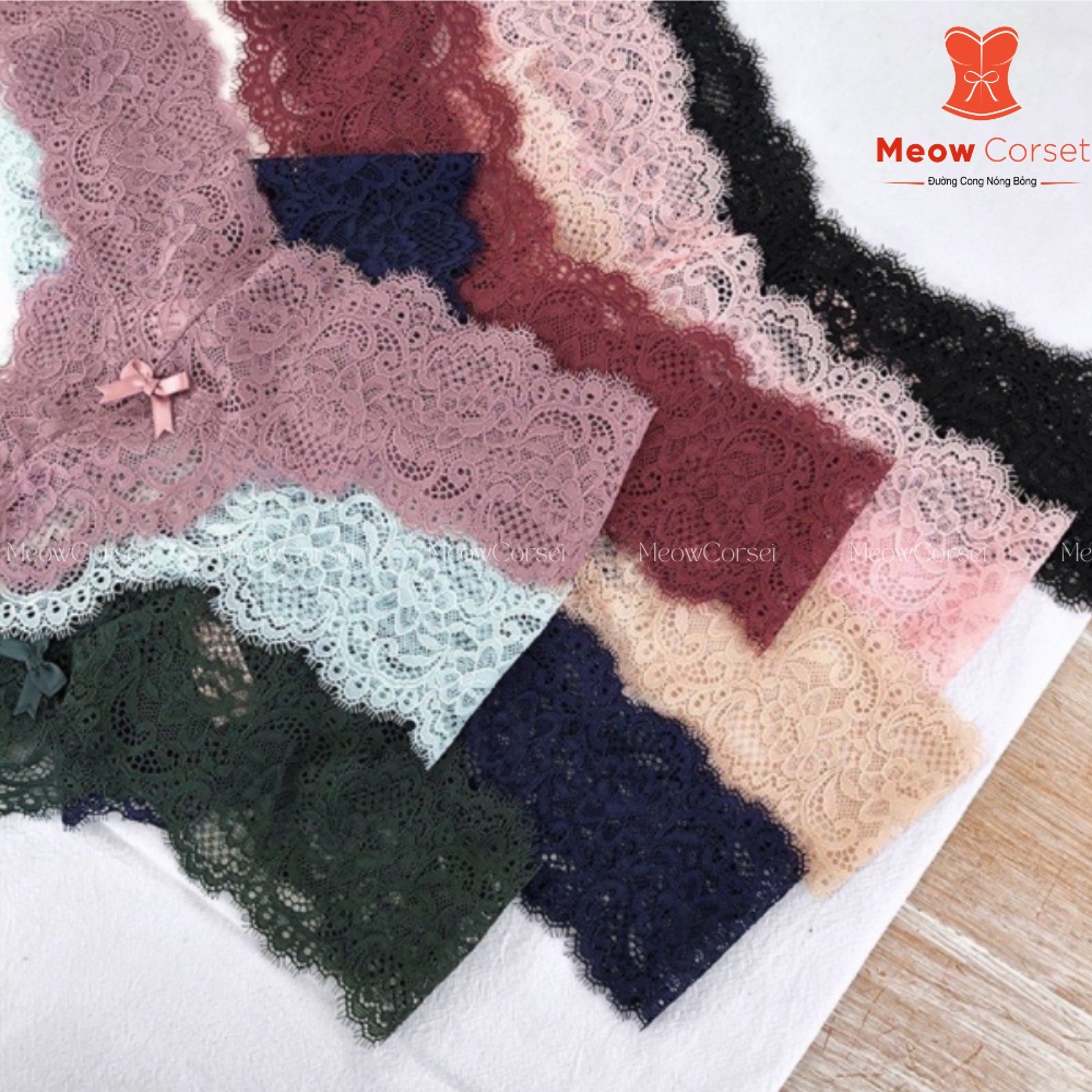 Quần lót ren lọt khe chữ Y gợi cảm sexy bảng màu pastel