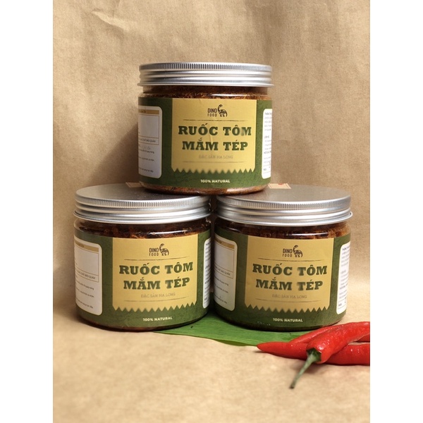 [COMBO 2 ] 𝗛𝗮̀𝗻𝗴 𝗰𝗵𝗶́𝗻𝗵 𝗵𝗮̃𝗻𝗴 Ruốc tôm mắm tép Hạ Long combo 3h 250gr