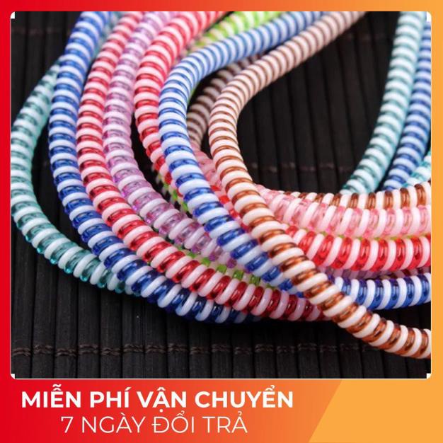 Dây quấn Sạc - Tai Nghe (Tai nghe quấn 4 dây, cáp sạc quấn 3 dây)