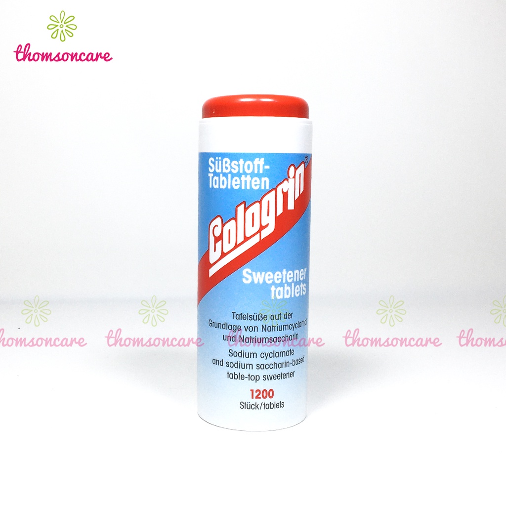 Đường ăn kiêng Keto Cologrin - Hộp 1200 viên - nhập khẩu chính hãng từ Đức, dùng được cho người tiểu đường