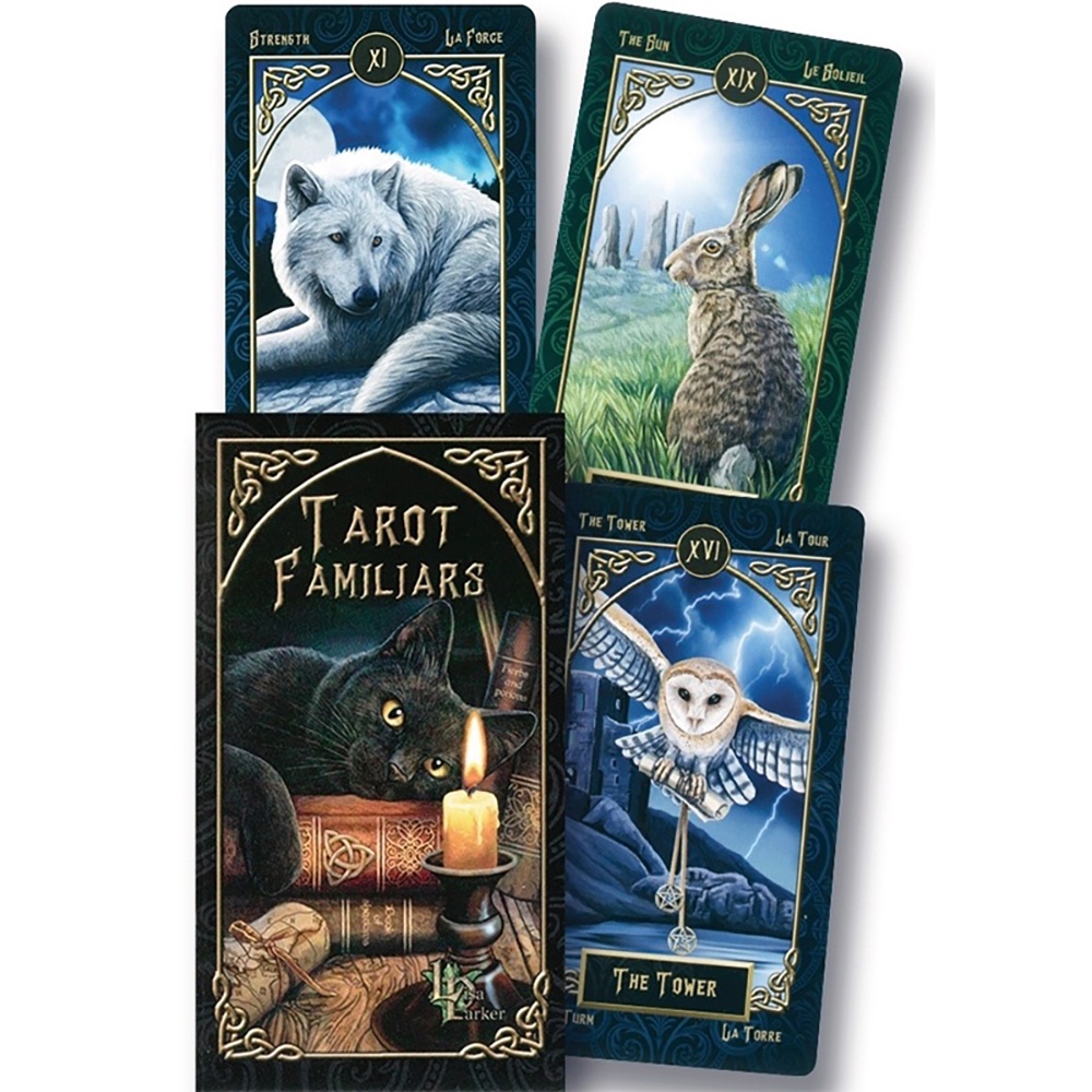 Bộ Bài Tarot Familiars 78 Lá Bài Tặng Đá Thanh Tẩy S51