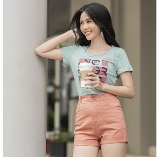 Quần short kaki nữ TQ403K1179 GENVIET