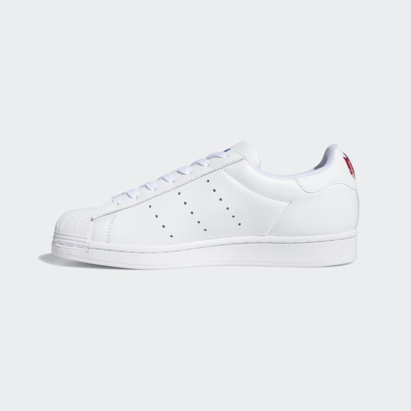 (100% chính hãng Adidas) Giày Adidas Superstar Pure "Cloud White/Active Gold/Power Pink"