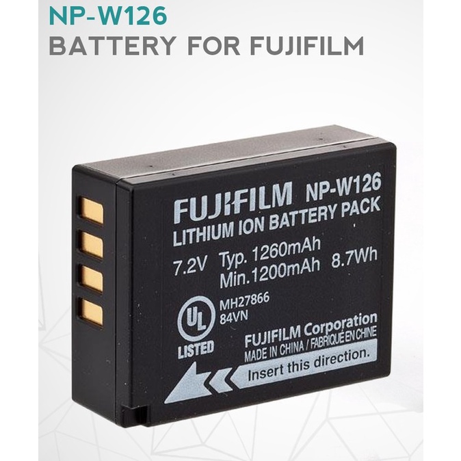 Pin máy ảnh Fujifilm NP-W126 - Hàng nhập khẩu
