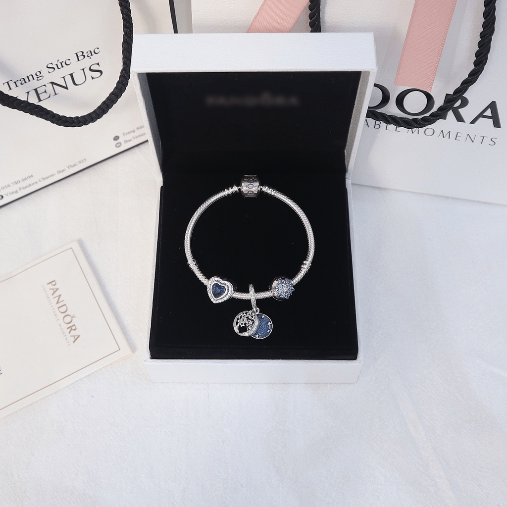Vòng tay bạc 925 mệnh Thủy- VENUS010
