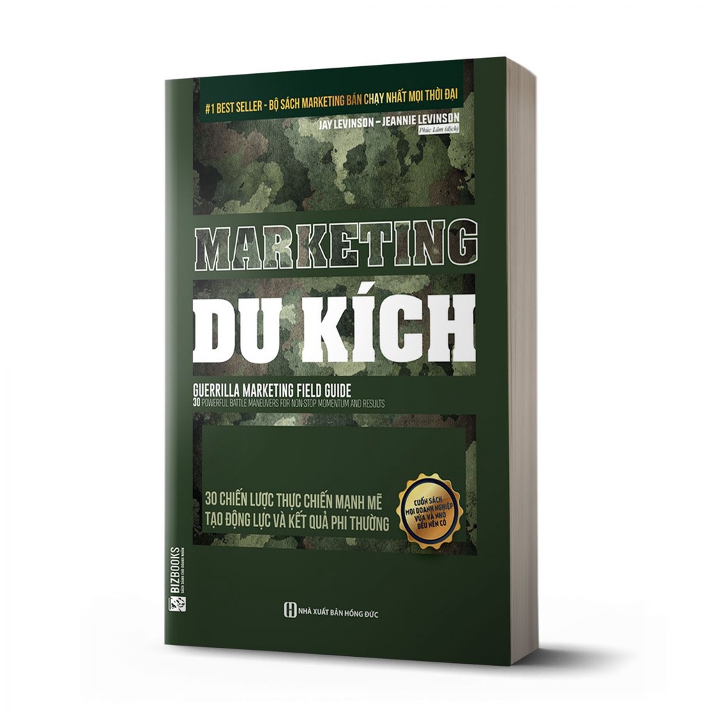 BIZBOOKS - Sách Marketing du kích - 30 chiến lược thực chiến mạnh mẽ tạo động lực và kết quả phi thường