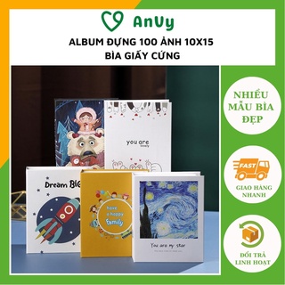 Album đựng ảnh 10x15 để 100 tấm bìa giấy cứng đẹp siêu cute giữ ảnh cho con làm quà tặng AnVy vừa về thêm mẫu mới