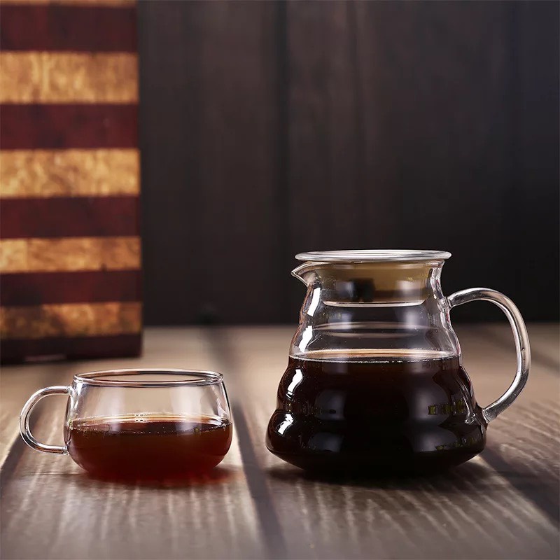 Bình Chứa Cà Phê V60 Bằng Thủy Tinh 300ml – 500ml – 700ml