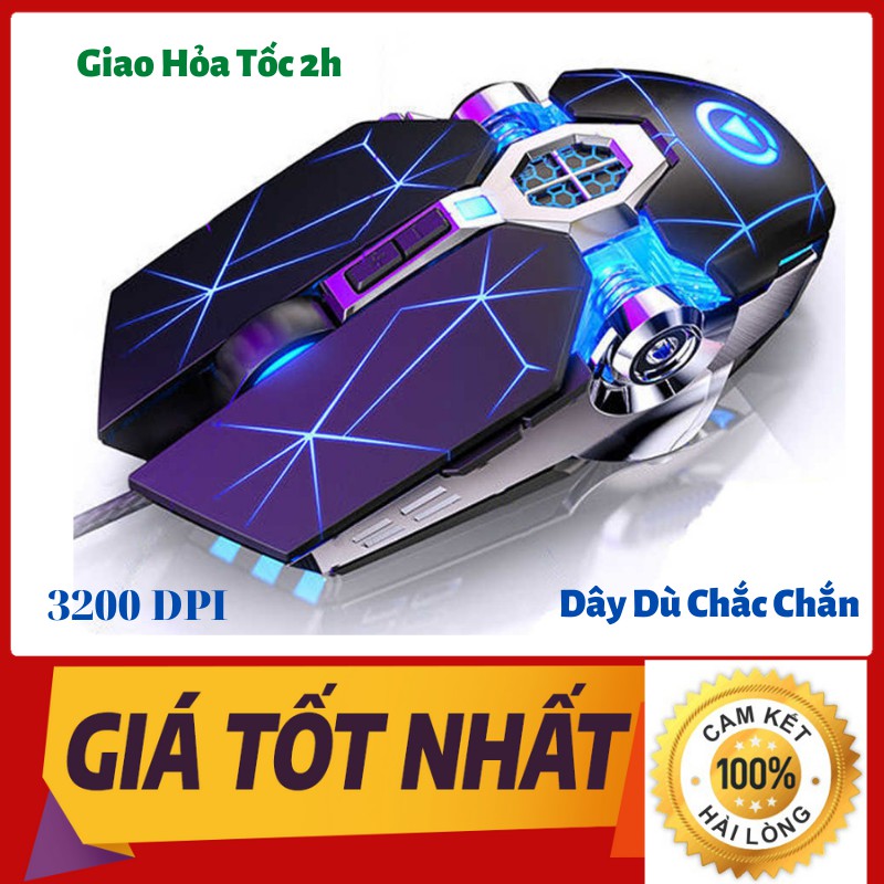 Chuột Máy Tính Có Dây Chính Hãng YINDIAO-G3 Led 7 Màu Chuẩn Game 5Sao , DPI 4 Ccấp Độ Phù Hợp Cho Game Thủ Và Văn Phòng