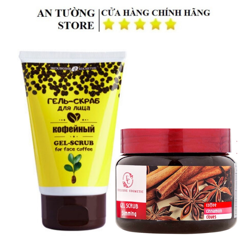 Tẩy Tế Bào Chết Exclusive Belarus Chiết Xuất Quế Hồi &amp; Cafe