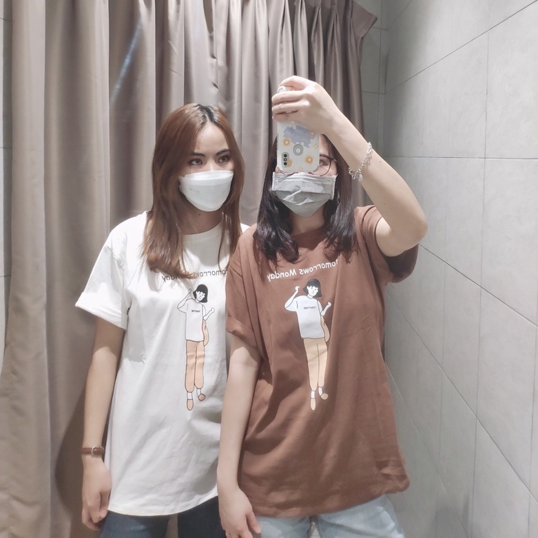 Áo phông unisex tay lửng in Cô Gái đẹp hàng chuẩn Quảng Châu 3158 cao cấp thời trang nam nữ giá rẻ