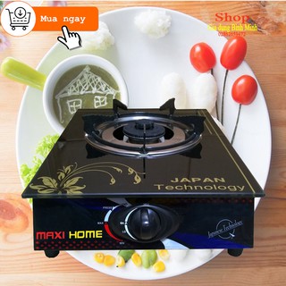 Bếp gas đơn mặt kính