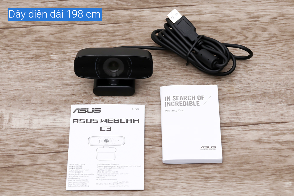 Webcam Asus C3 - Hàng Chính Hãng