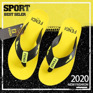 Dép kẹp nam 🔥HOT STYLE🔥 Dép kẹp nam quai đen FD mắt cáo thời trang 2020