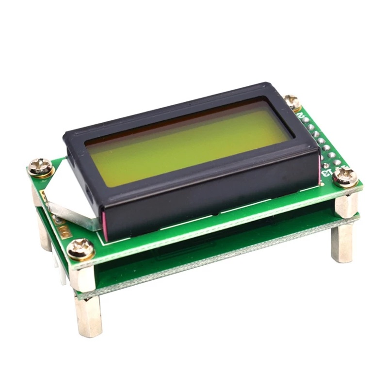 1 Bộ Kiểm Tra Tần Số Kỹ Thuật Số PLJ-0802-E LCD0802 LCD 1-1200mhz DC 9-12V 1MHz-1.2GHz RF DIY
