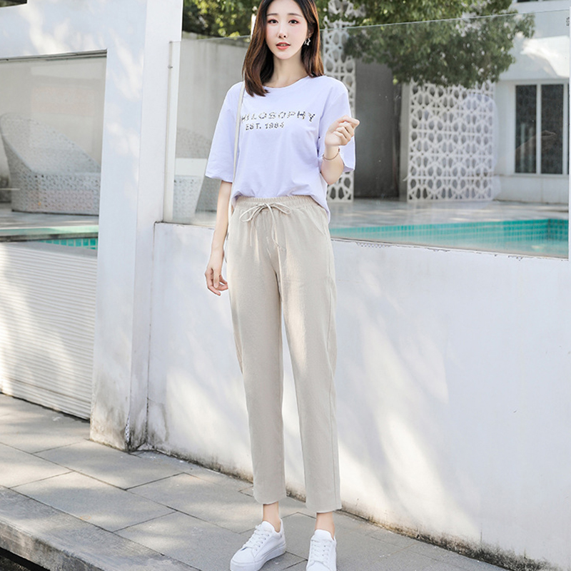 Quần Cotton Nữ Ống Rộng Size S-2Xl | WebRaoVat - webraovat.net.vn