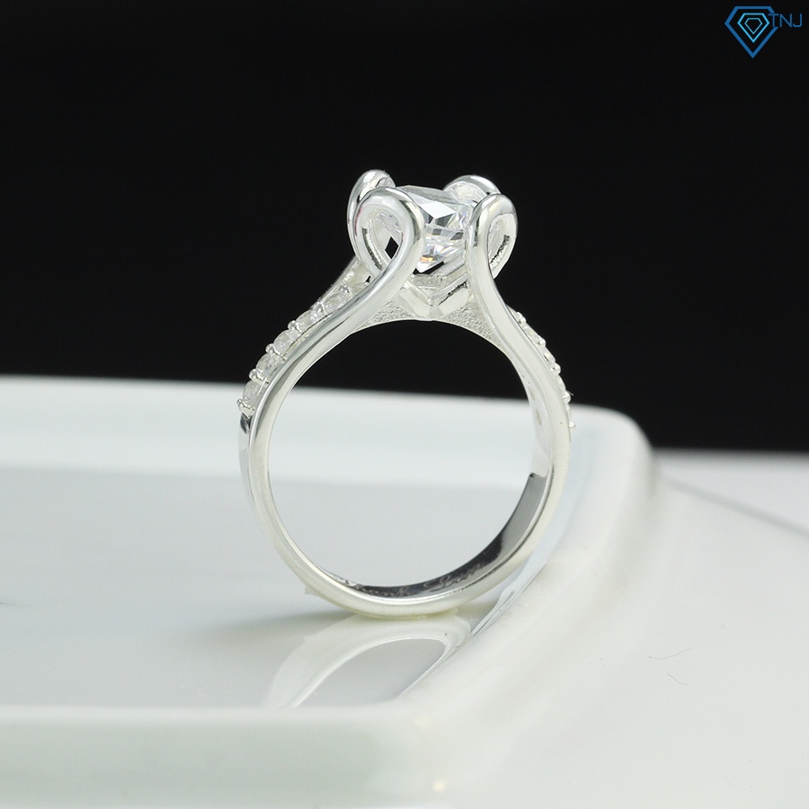 Nhẫn nữ bạc thật khắc tên cá tính NN0334 - Trang sức TNJ