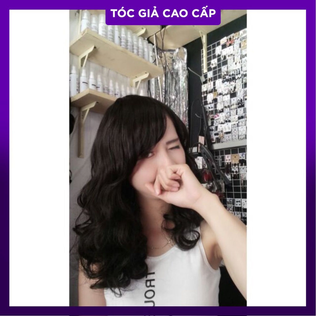 Tóc giả trung niên hình tự chụp