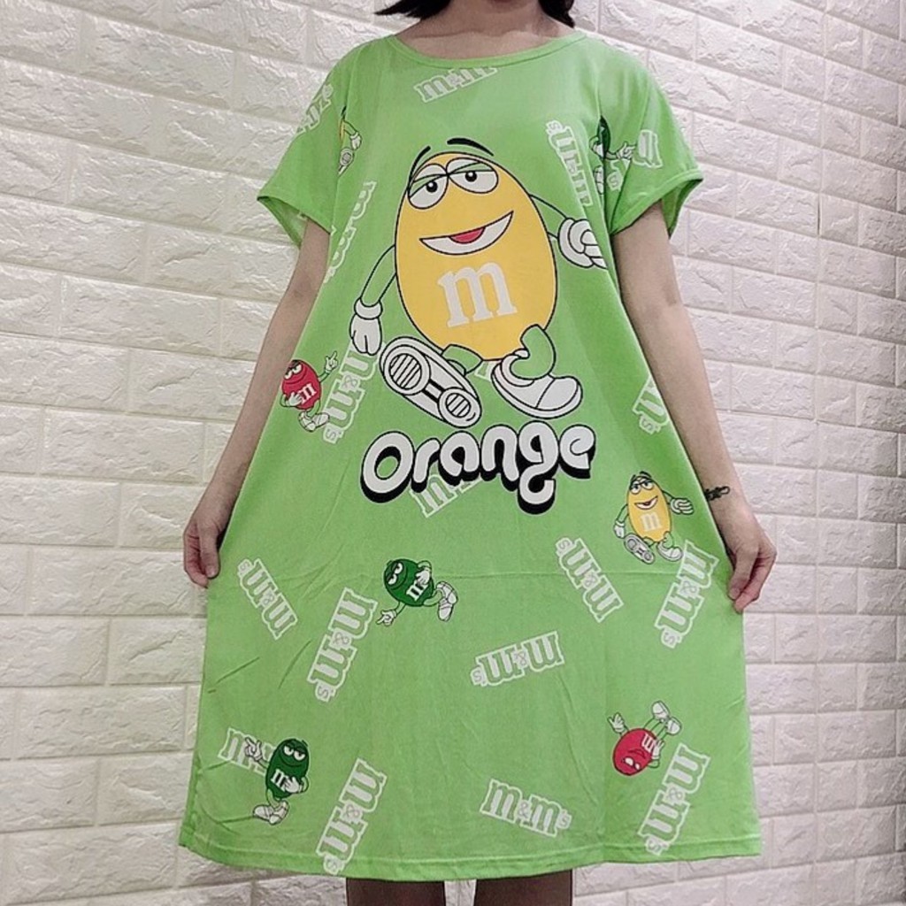 [ Mã WASTAPR giảm 10K đơn 50K] Đầm Ngủ Dáng Rộng Thoải Mái Dễ Thương BigSize mặc ở nhà A01 | BigBuy360 - bigbuy360.vn