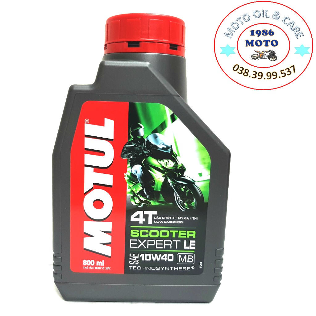 Nhớt xe tay ga MOTUL SCOOTER EXPERT LE 800ML