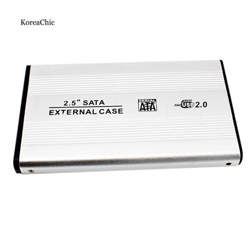 Thiết bị đựng ổ đĩa cứng dùng ngoài có cáp USB 2.0 SATA kèm phụ kiện | BigBuy360 - bigbuy360.vn