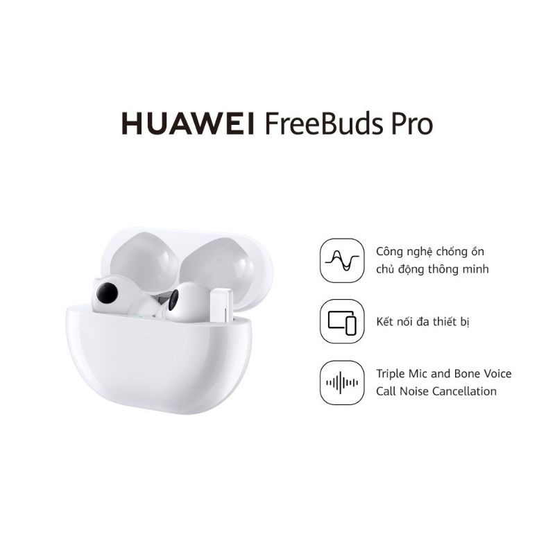 [Mã ELTECHZONE giảm 5% đơn 500K] Tai nghe Bluetooth HUAWEI FreeBuds Pro