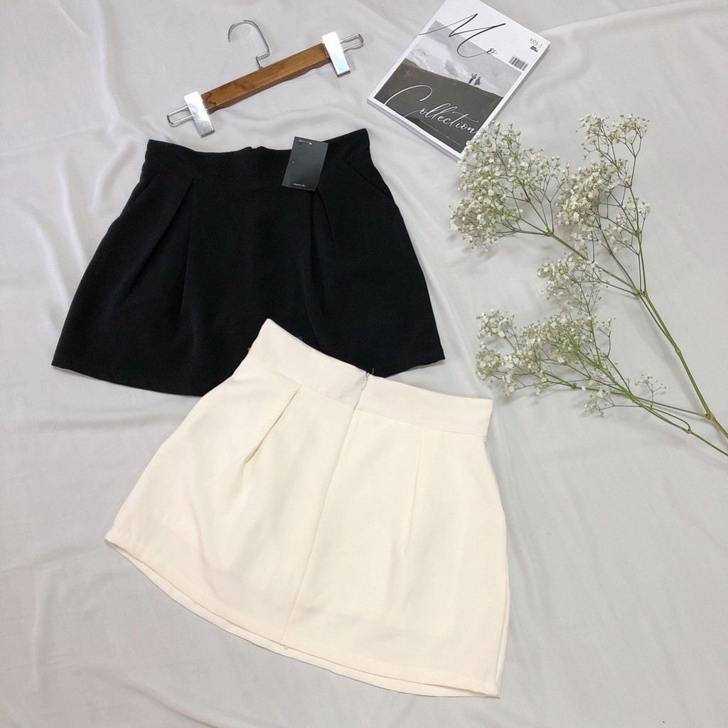 Chân váy chữ a xếp ly HÌNH THẬT MAU2805204