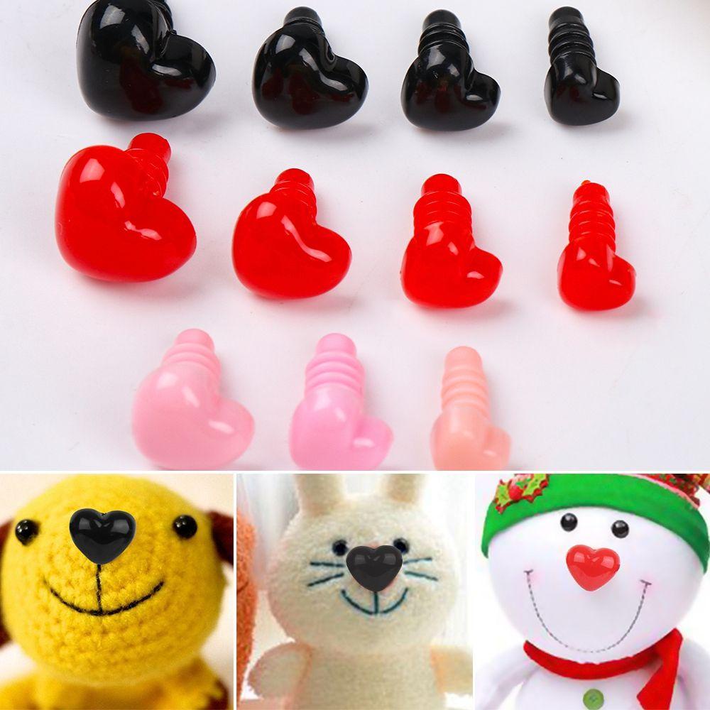 Set 1 / 5 Cặp Mắt Nhựa Hình Trái Tim DIY Trang Trí Nhà Búp Bê
