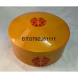 Hộp tráp sơn mài cao cấp. ĐK 23CM,25CM