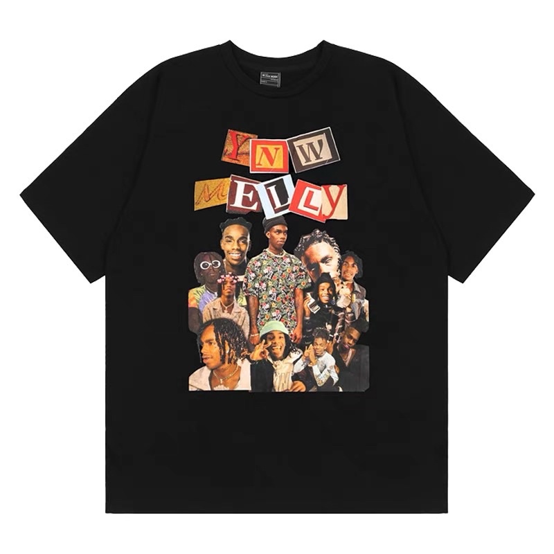 Áo phông hoạ tiết ban nhạc RAP chất liệu vải cotton 100% co dãn 2 chiều thoáng mát