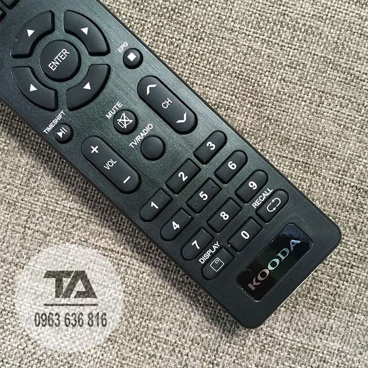 Điều khiển tivi KOODA các dòng LED/LCD/Smart TV┃Hàng Chính Hãng tặng kèm pin