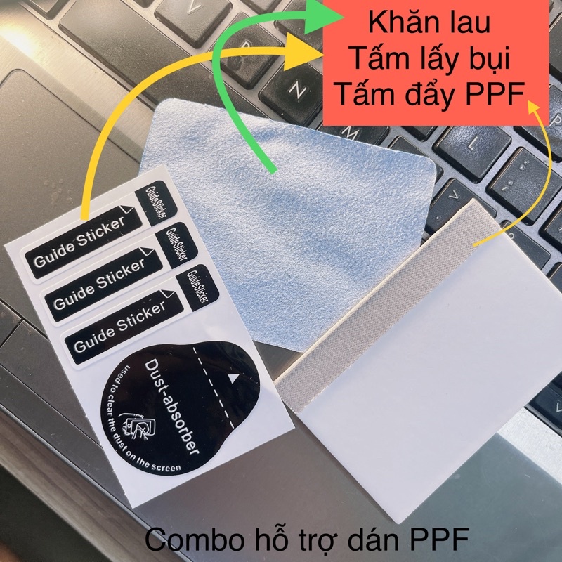 Khăn lau vệ sinh điện thoại, dụng cụ hỗ trợ dán PPF