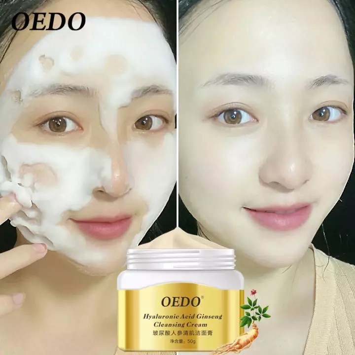 Hyaluronic Acid Sữa Rửa OEDO Mặt Tinh Chất Nhân Sâm Cho Nhạy Cảm Dạng Dưỡng Trắng Tẩy Trang Nhẹ Nhàng Sạch Mềm Mịn siêu cấp ẩm sâu cleaning 40g