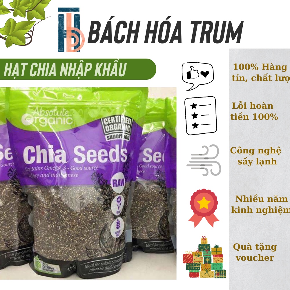 ✅[HÀNG MỚI] HẠT CHIA ÚC NHẬP KHẨU DATE XA - 1Kg
