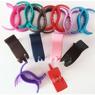 (Set 5 chiếc) Kẹp Tóc càng cua 3 răng 5 răng nhựa nhám siêu bền