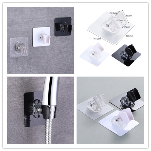 Cod Qipin 1pc 90° Giá Đỡ Vòi Hoa Sen Gắn Tường Tự Dính Có Thể Điều Chỉnh Tiện Dụng Cho Nhà Tắm