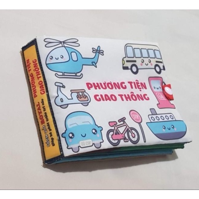 SÁCH VẢI 5 CHỦ ĐỀ CHO BÉ KÍCH THƯỚC 13X16CM HÀNG VIỆT NAM