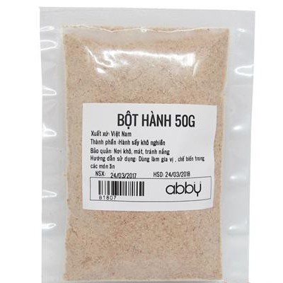 BỘT HÀNH Shallot Powder Red Onion Purple nguyên chất Atlas 10g