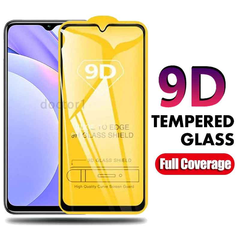 Kính cường lực 9D Full màn Cao Cấp Cho Redmi 10 9T Note 10 9 9s 8 7 6 Pro 9A 9C 7A 8A