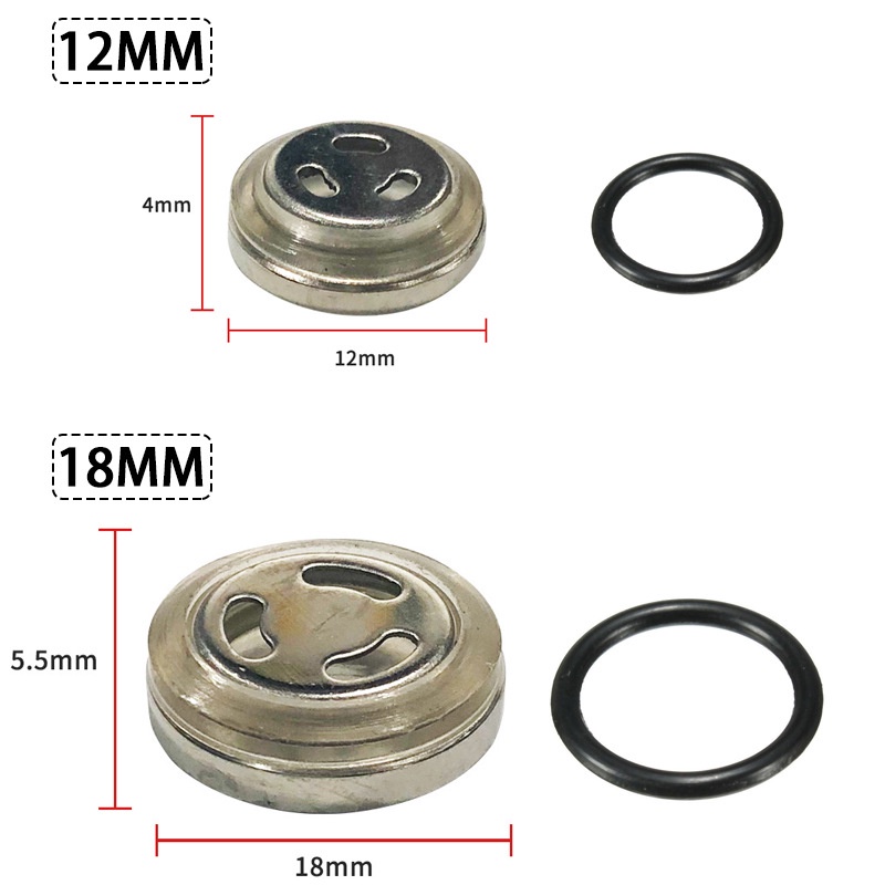 Gương Chiếu Hậu Trong Suốt 12/18MM Chất Lượng Cao Cho Xe Mô Tô