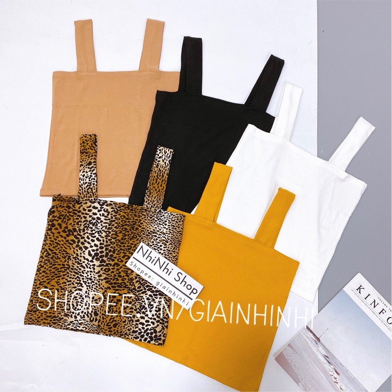 [Mã SKAMFSW175 giảm 10K đơn 50K] Áo thun 2 dây to dáng ôm, Áo kiểu hai dây bản to sexxy co giãn AS004 - NhiNhi Shop | BigBuy360 - bigbuy360.vn