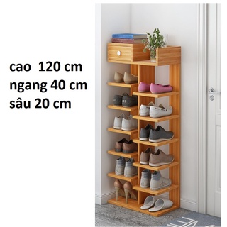 (Hàng Xếp Gọn)kệ giày gỗ, kệ giày cây - gỗ MDF
